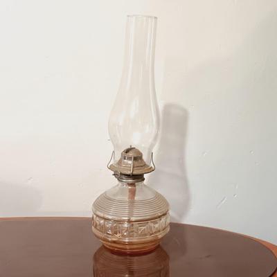 LOT 165: Vintage Dietz Glass and Metal Lantern, Giant Oil Lamp & Kaadan Oil Lamp