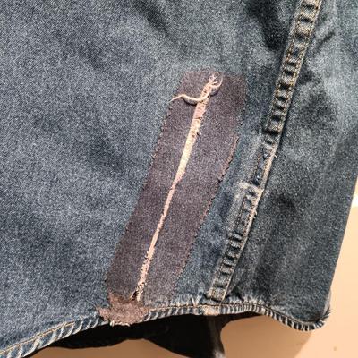 LOT 167: Vintage Levi Strauss & Co. Jean Jackets with Tommy Jeans Denim Button-Up