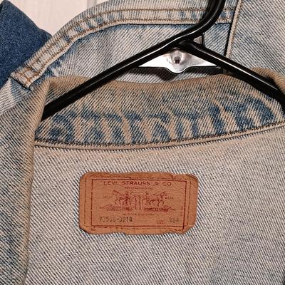 LOT 167: Vintage Levi Strauss & Co. Jean Jackets with Tommy Jeans Denim Button-Up