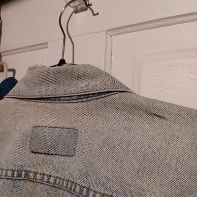 LOT 167: Vintage Levi Strauss & Co. Jean Jackets with Tommy Jeans Denim Button-Up