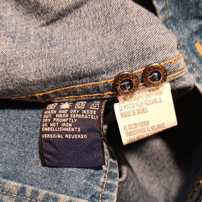 LOT 167: Vintage Levi Strauss & Co. Jean Jackets with Tommy Jeans Denim Button-Up