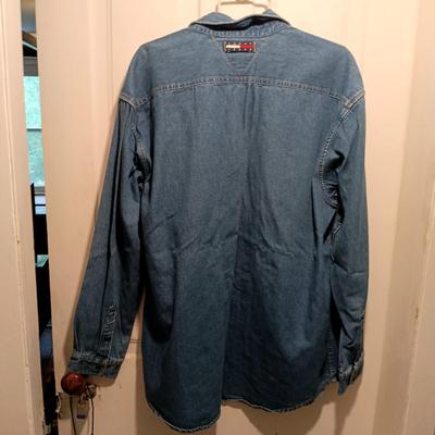 LOT 167: Vintage Levi Strauss & Co. Jean Jackets with Tommy Jeans Denim Button-Up