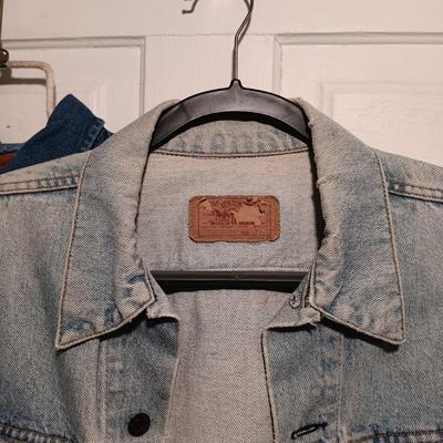 LOT 167: Vintage Levi Strauss & Co. Jean Jackets with Tommy Jeans Denim Button-Up