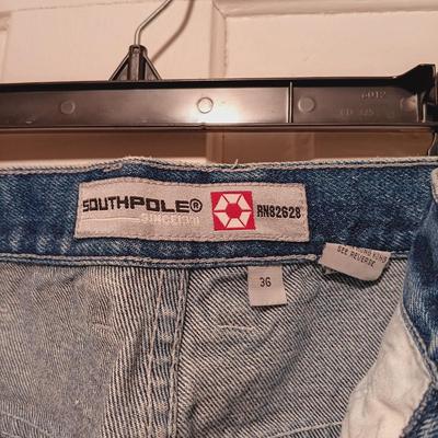 LOT 170: Set of (4) Vintage Jeans- Levi Strauss, Southpole & Nautica