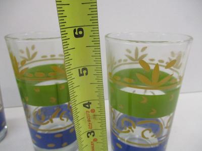 Vintage Drinking Glasses Embossed with Maker's Mark