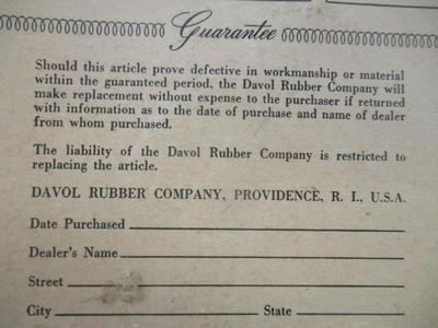 Antique Davol Comfy Water Bottle