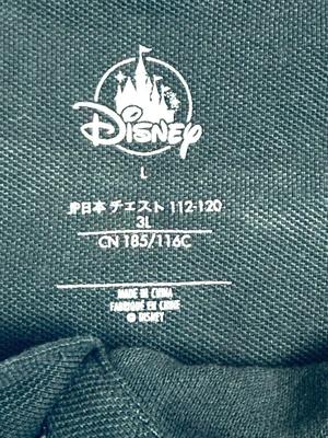 Walt Disney Studios Black Polo Shirt with embroidered Mickey Mouse on chest size 3XL
