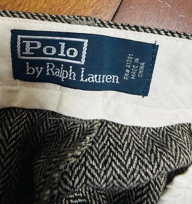 Polo by Ralph Lauren Men's Pants Slacks Wool Blend Tweed 34/32