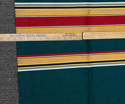 Vintage Heavy Duty Fabric remnant for outdoor use 47" x 63"