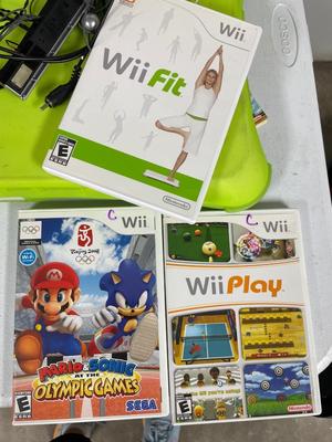 Wii gaming system with games