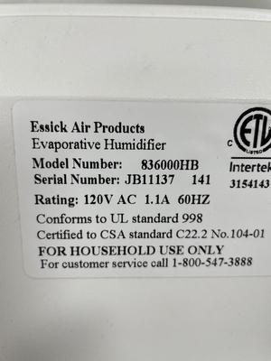 Aircare evaporative humidifier - NIB
