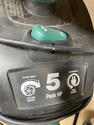 Masterforce shop vac