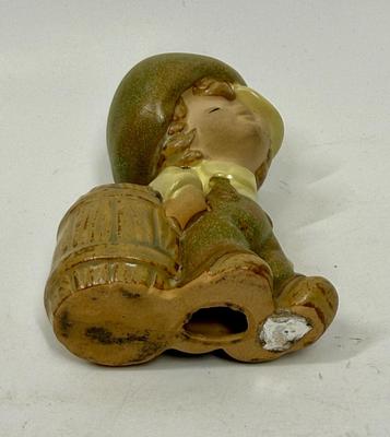 Vintage UCTCI Japan Stoneware Child Candle Holder - Clay Pottery