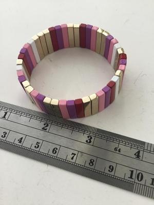 J Crew marked colorful stretchy bracelet
