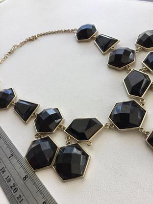 Beautiful black statement necklace