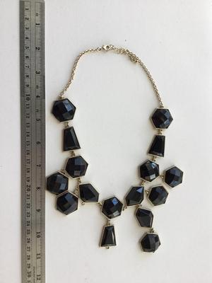 Beautiful black statement necklace