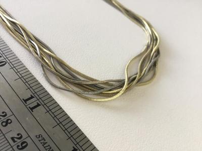 Multilayer chain like fashion necklace