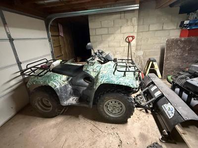 2006 Suzuki Fourwheeler with plow