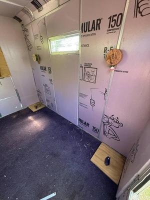 Trailer converted into a fish house. NO TITLE ONLY BILL OF SALE