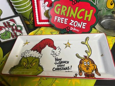 LOT 41B: Lot of Grinch Themed Christmas Decor