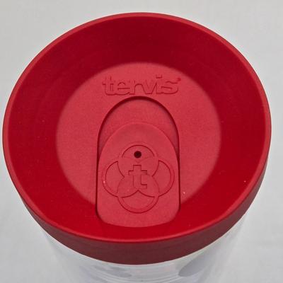 LOT 44K: Colorful Melamine Ice-cream Cups, Insulated Tervis Cups with Fun Characters, and More