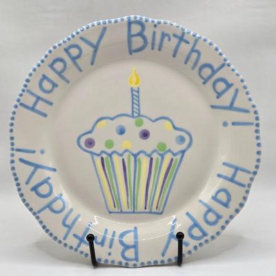 LOT 45K: Birthday Plates, Disney Pyrex Bowls with Lids, and Big Mug for When You Need That Extra Jolt of Coffee