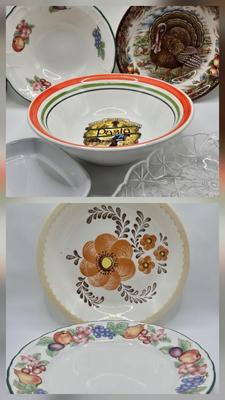 LOT 46K: Serving Bowls and Plates