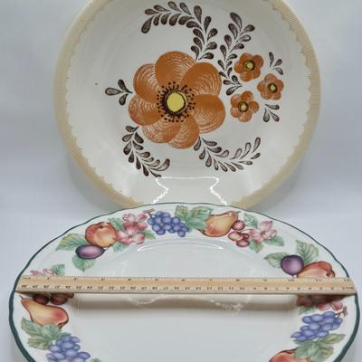 LOT 46K: Serving Bowls and Plates