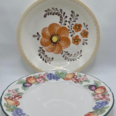 LOT 46K: Serving Bowls and Plates