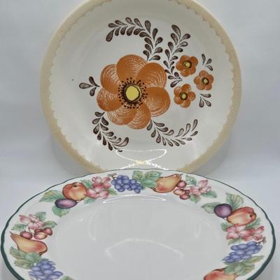 LOT 46K: Serving Bowls and Plates
