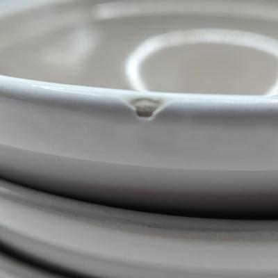 LOT 49K: Complete Service for 8 Set of Pfaltzgraff Mercer Taupe Dinner Ware