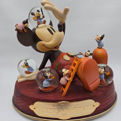 LOT 53F: Mickey's Nightmare Musical Snow Globe