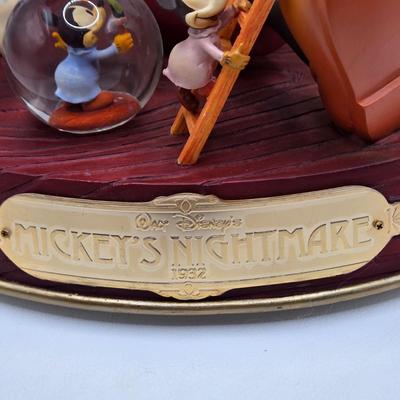 LOT 53F: Mickey's Nightmare Musical Snow Globe