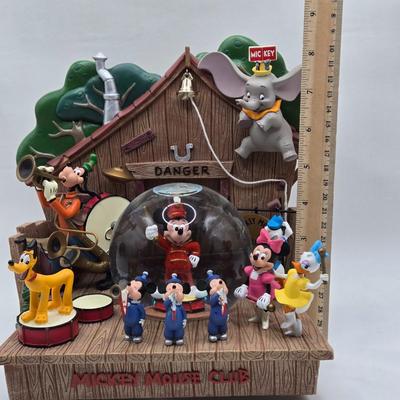 LOT 54F: Mickey Mouse Club House Musical Snow Globe