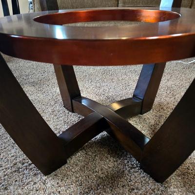 LOT Glass Top Coffee and Side Tables