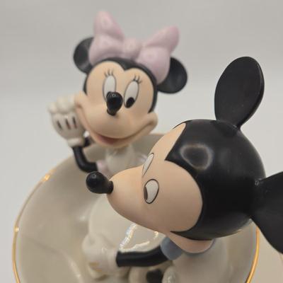 LOT 61L: Just Look at the Way She Looks at Him!!/ Lenox Disney Showcase "Mickey's Teacup Twirl"