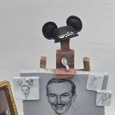 LOT 66L: Charles Boyer's "Self Portrait-Mickey Mouse"