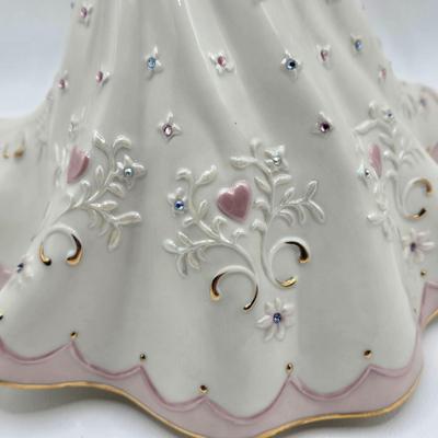 LOT 71L: Lenox " Light of Love" Angel and "Angel of Adoration Votive"