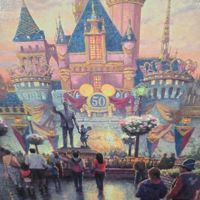 LOT 73L: Heritage Print (38.5 x 26) , Bradford Exchange Numbered Commemorative Print (14.4x12.5) and Thomas Kinkade Print with COA (14.5...