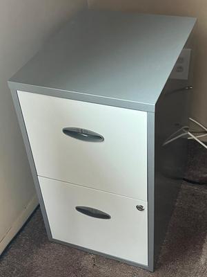 LOT 84Y: Two-Drawer Metal File Cabinet