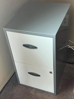 LOT 84Y: Two-Drawer Metal File Cabinet