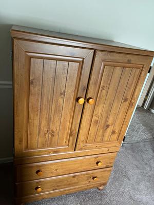 LOT 87Z: Wooden Armoire