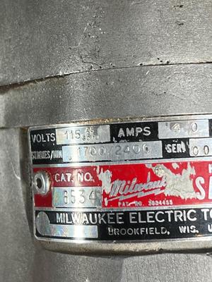 LOT 98B: Vintage Milwaukee Sawzall