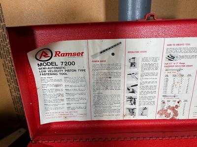 LOT 99B: Ramset Model 7200 Semi-Automatic Fastening Tool