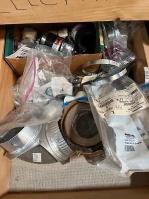 LOT 100B: Contents of Tool Bench - Big Lot of Mixed Tools and Hardware