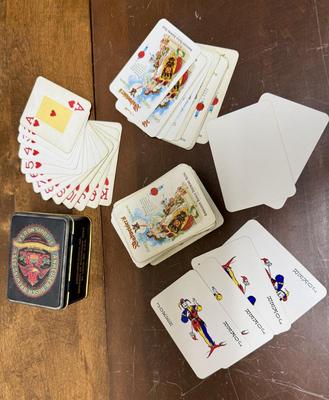 Vintage Budweiser Playing Cards Collectible Tin – Anheuser-Busch St. Louis Classic Set with Playing Cards