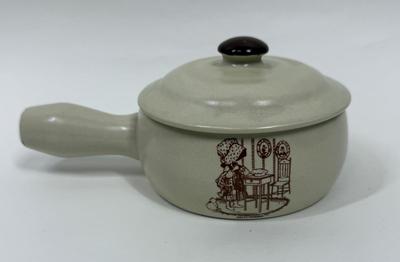 Vintage HOLLY HOBBIE Country Living Casserole Ovenware with Lid