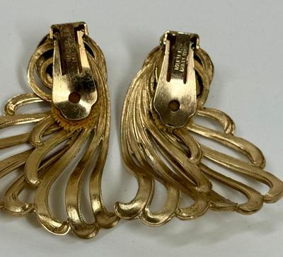 Gold-tone Clip on Earrings