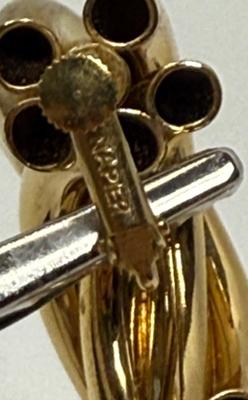 Gold-tone Napier Clip-on Earrings