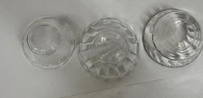 Glass Cooking Prep or Dessert Bowl Lot